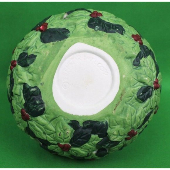 Transfar Intl Corp Ceramic Poinsettia Christmas Holiday Basket - Picture 5 of 9